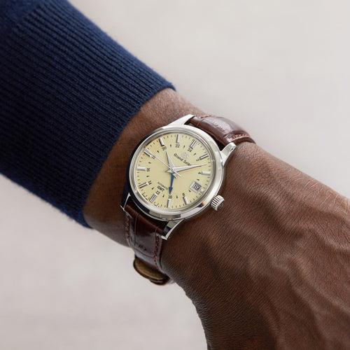 Grand Seiko SBGM221 SBGM221G Elegance Collection GMT men's watch 特定HQ